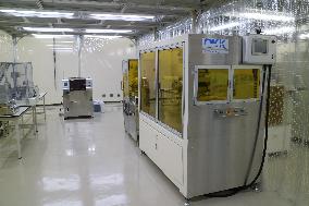 Demonstration room for Omiya Kogyo's semiconductor and electronic component manufacturing equipment